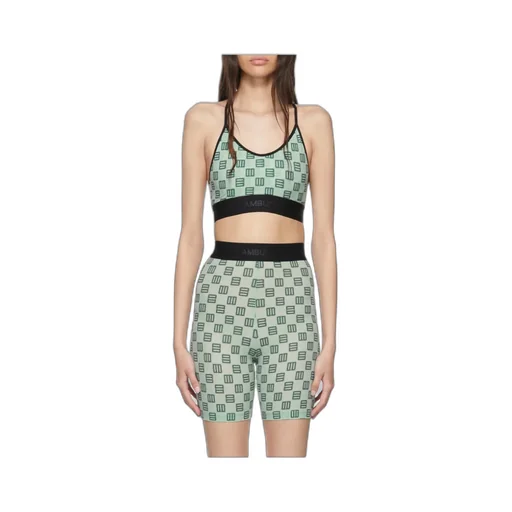 Monogram-Print Cropped Bra Top