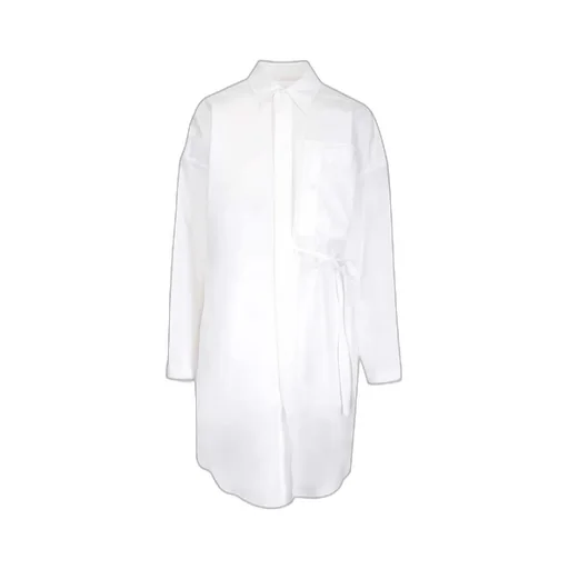 Logo Embroidered Longline Shirt