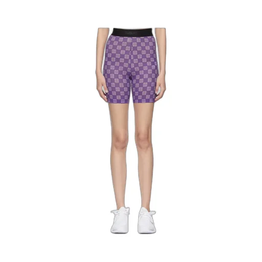 Logo Monogram High Waist Bike Shorts