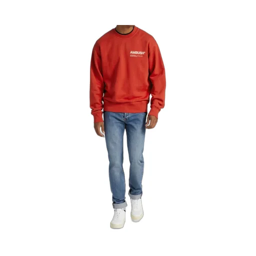 Logo-Print Crew-Neck Relaxed Sweatshirt