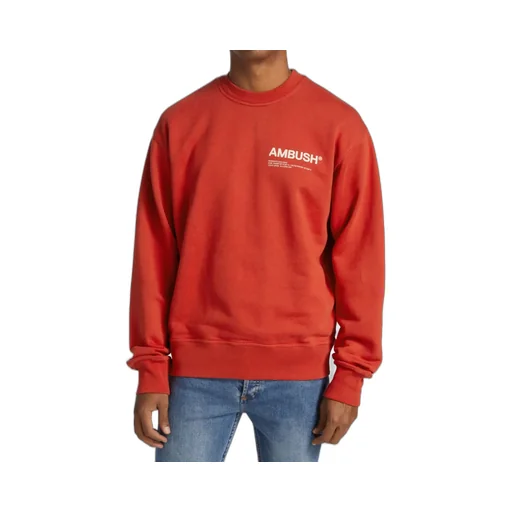 Logo-Print Crew-Neck Relaxed Sweatshirt