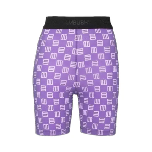 Logo Monogram High Waist Bike Shorts