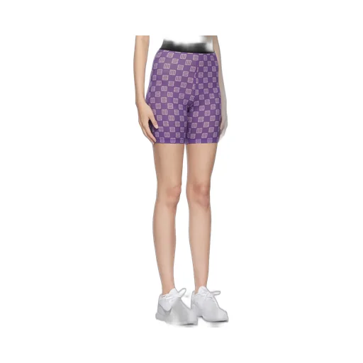 Logo Monogram High Waist Bike Shorts