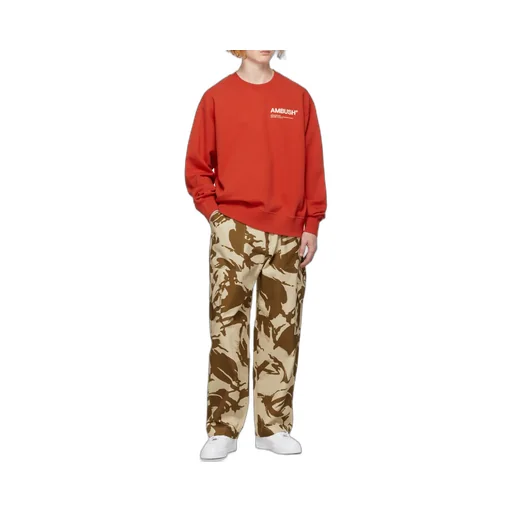 Logo-Print Crew-Neck Relaxed Sweatshirt