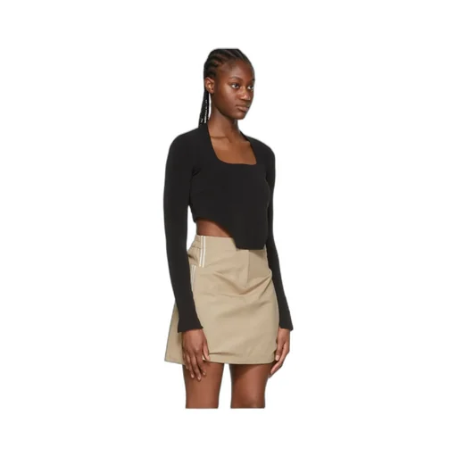 Sweetheart-Neck Cropped Top