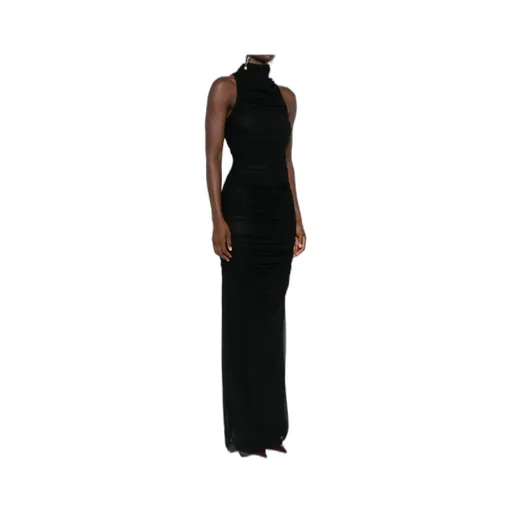 Mesh Wavy Detail Dress
