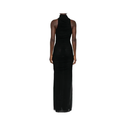 Mesh Wavy Detail Dress