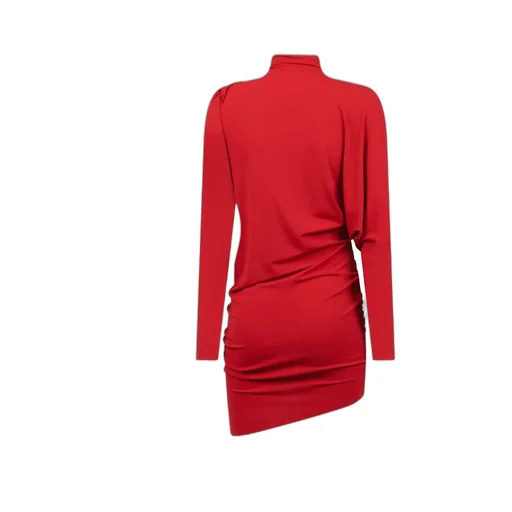 Long Sleeve Asymmetrical Dress