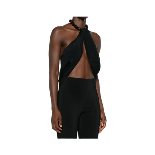 Beaded Halterneck Top
