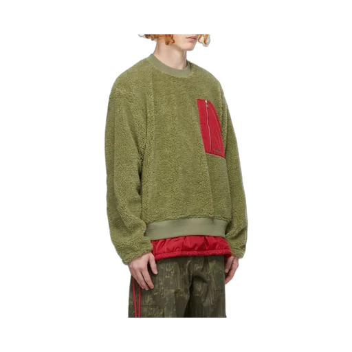 Logo Print Textured Sweater