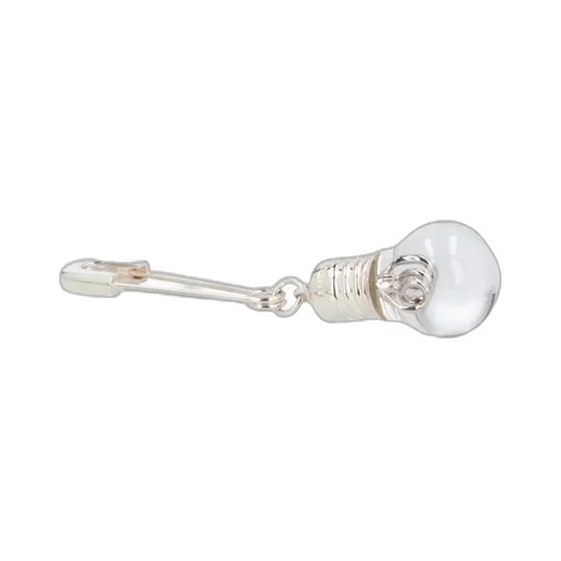 Lightbulb Embellished Brooch