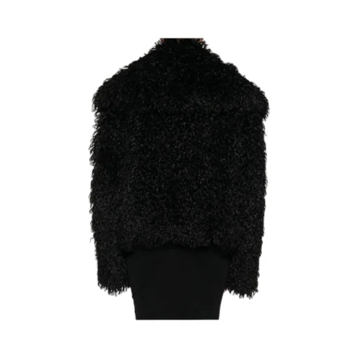 Cropped Faux Fur Coat