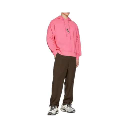 Stitched Edge Drawstring Hoodie