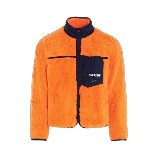 Logo Print Fleece Jacket