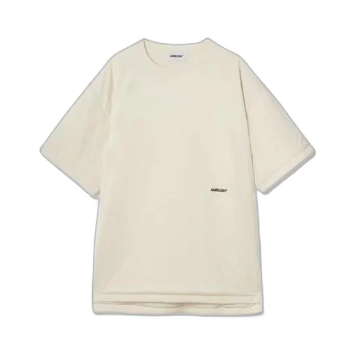 Padded Crewneck T-Shirt