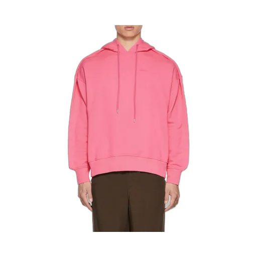 Stitched Edge Drawstring Hoodie