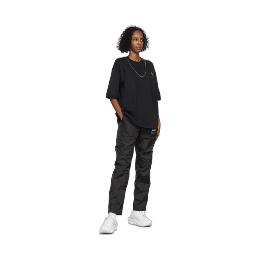Chain Collar Detail Crewneck T-Shirt