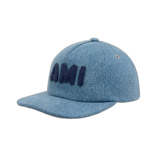 Ami De Coeur Logo Patch Denim Trucker Cap