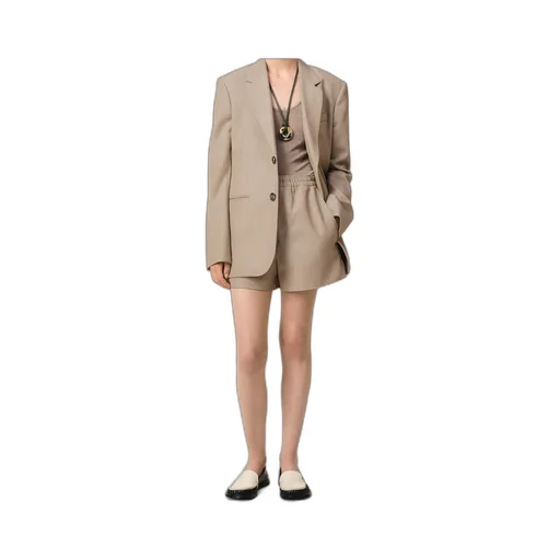 Single-Breasted Tailored Blazer