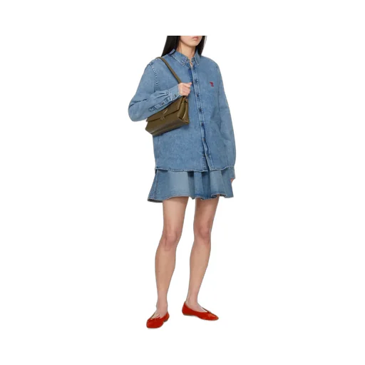 Ami De Coeur Curved Hem Shirt