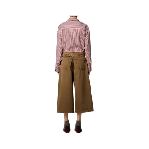 Long Denim Bermuda Shorts