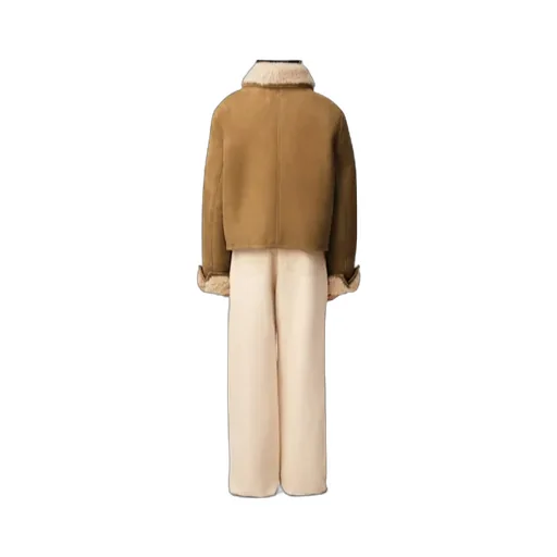 Shearling Buttoned Jacket