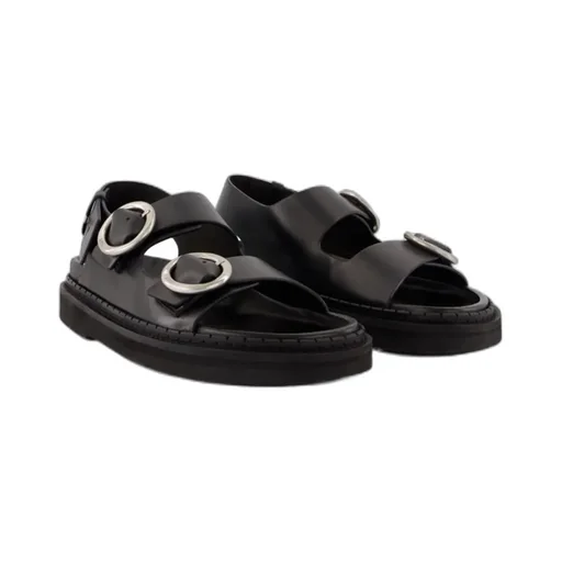 Buckle Detailed Fussbet Sandals