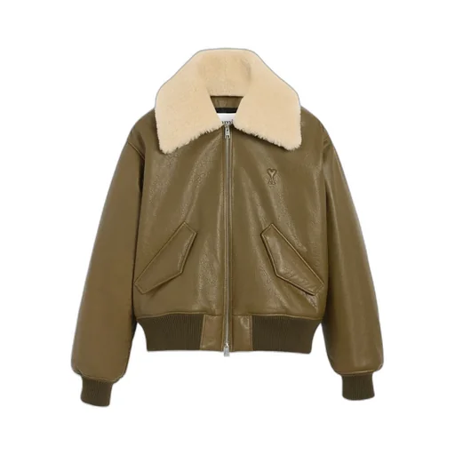 Logo Patch Zip-Up Jacket