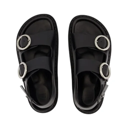 Buckle Detailed Fussbet Sandals