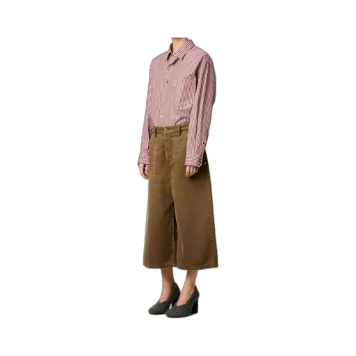 Long Denim Bermuda Shorts