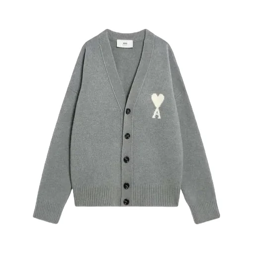 Ami De Coeur Heart Motif Cardigan