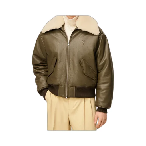 Logo Patch Zip-Up Jacket