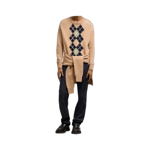 Long-Sleeved Wool Sweater