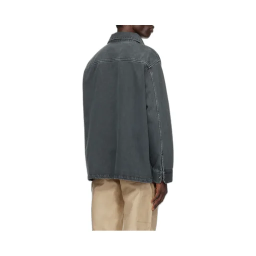 Long-Sleeved Button-Up Jacket