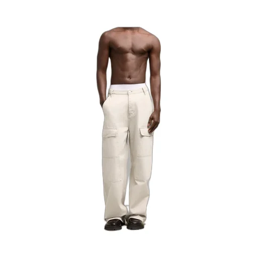 Relaxed Fit Cargo Jeans