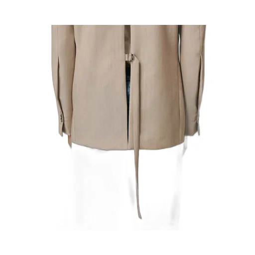 Back Slit Double Breasted Jacket