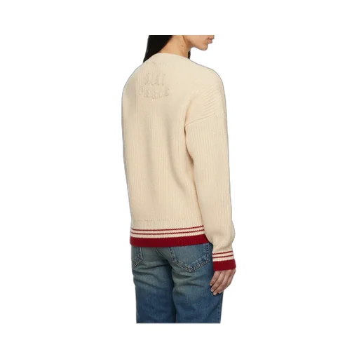 Ami De Coeur V-Neck Knitted Jumper