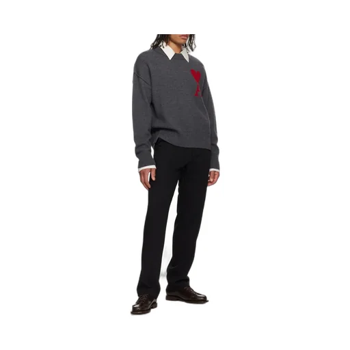 Straight Fit Gabardine Trousers