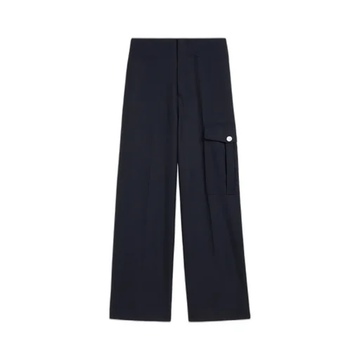 Wool Gabardine Casual Pants