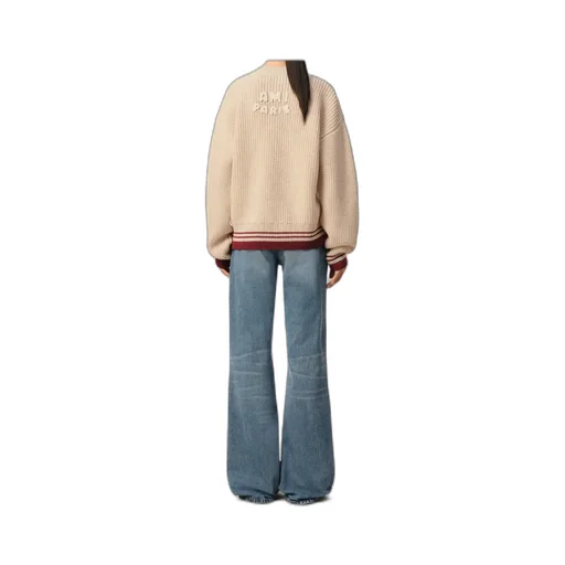 Ami De Coeur V-Neck Knitted Jumper