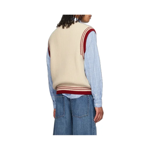 Ami De Coeur V-Neck Knitted Vest
