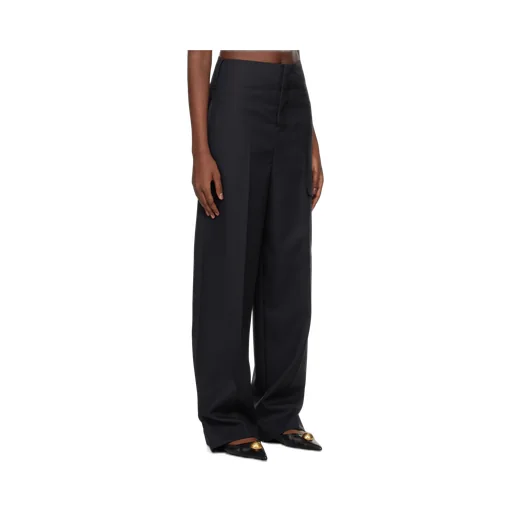 Wool Gabardine Casual Pants