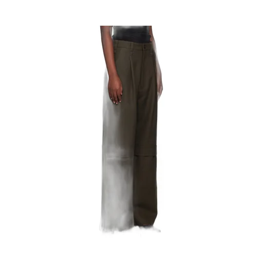 Gabardine Cargo Trousers