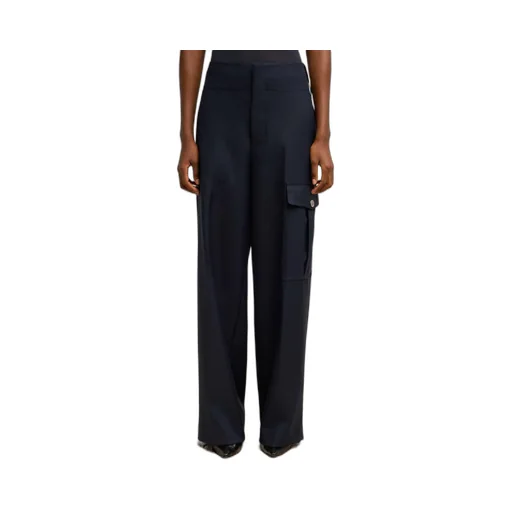 Wool Gabardine Casual Pants
