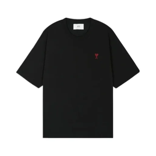 Ami De Coeur Logo Embroidered Crewneck T-Shirt