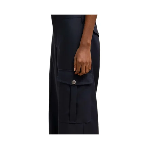 Wool Gabardine Casual Pants