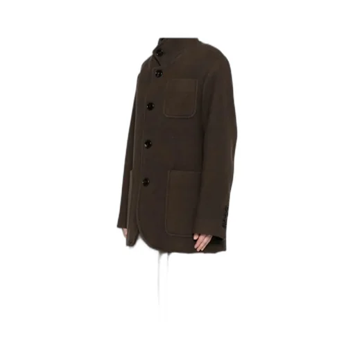 Single-Breasted Oversized Coat