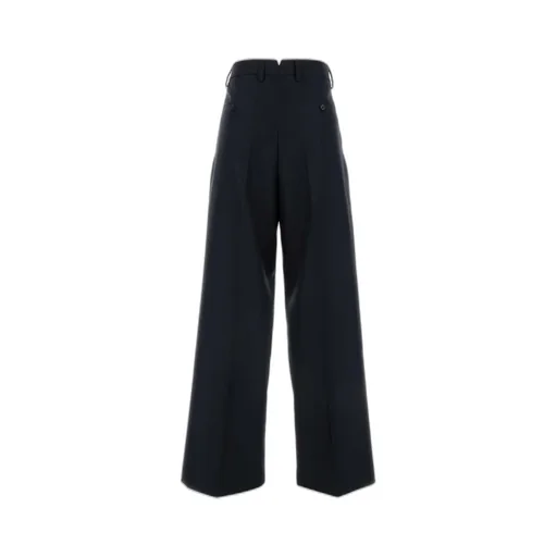 Pleated Large Fit Trousers
