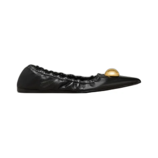Embellished Pointed Toe Ballerinas