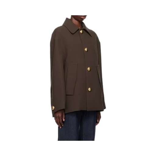 Long Sleeved Straight Hem Jacket